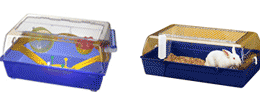 La cage tout en plastique